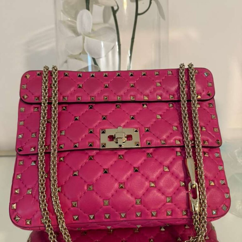 Valentino Gsravani Rockstud Spike  pink